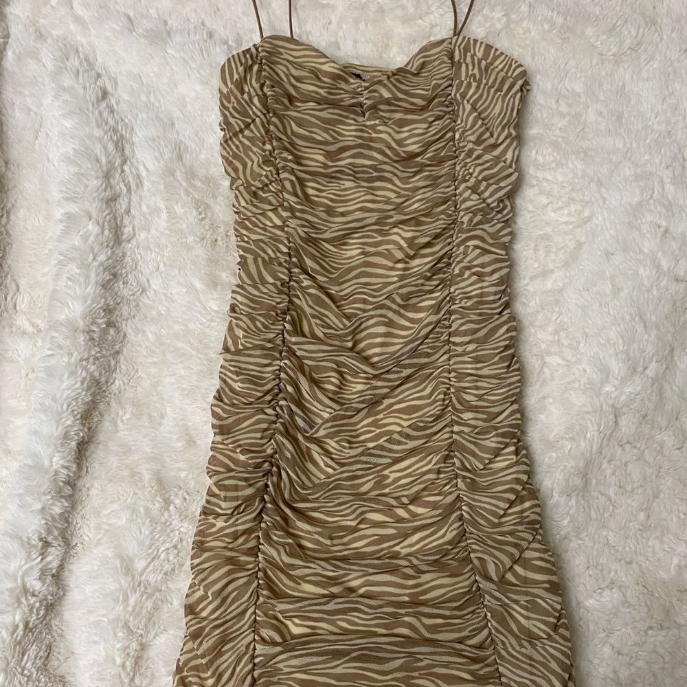 Adorable zebra summer dress